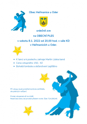 Pozvánka na OBECNÍ PLES 1