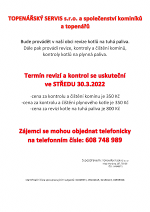 Kominické služby 1
